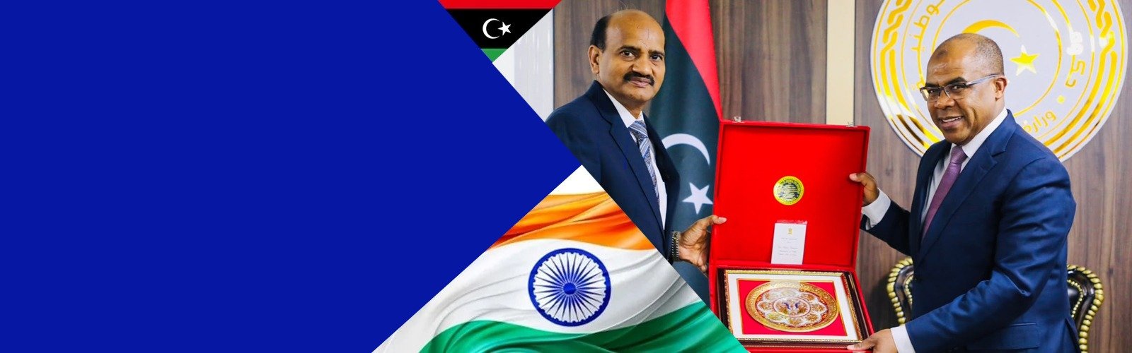 <div class="carousel-caption text-start">
<p class="welcome-line mb-2 delay-1" style="text-align: left;">Ambassador Dr. Hifzur Rahman holds meeting with Libya&rsquo;s Minister of Oil and Gas Dr. Khalifa AbdulSadek in his office on 14 May 2026</p>
</div>