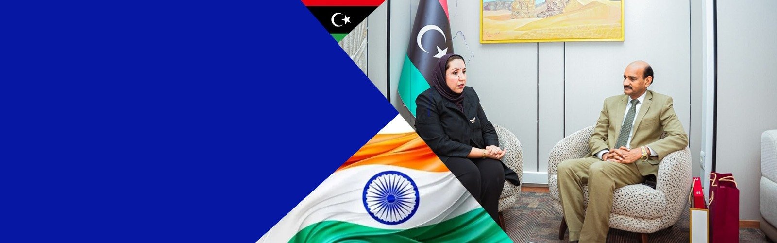 <div class="carousel-caption text-start">
<p class="welcome-line mb-2 delay-1" style="text-align: left;">Ambassador Dr. Hifzur Rahman meets Libya&rsquo;s Minister of Women&rsquo;s Affairs, Govt of National Unity Ms. Randa Ghareeb on 12 May 2026</p>
</div>